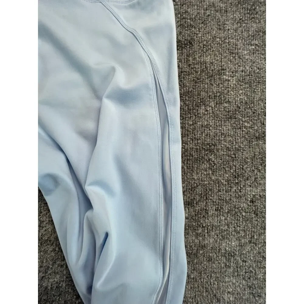 Nike One Dri-FIT Light Blue High Rise Leggings Women's Large Activewear - Picture 8 of 8